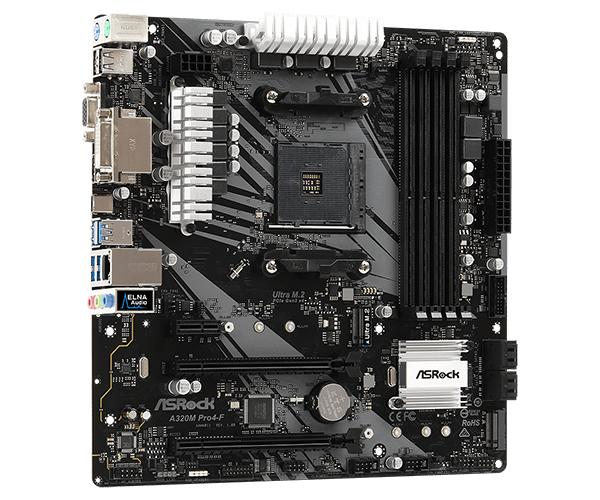 Asrock a320m pro4 f какие процессоры поддерживает